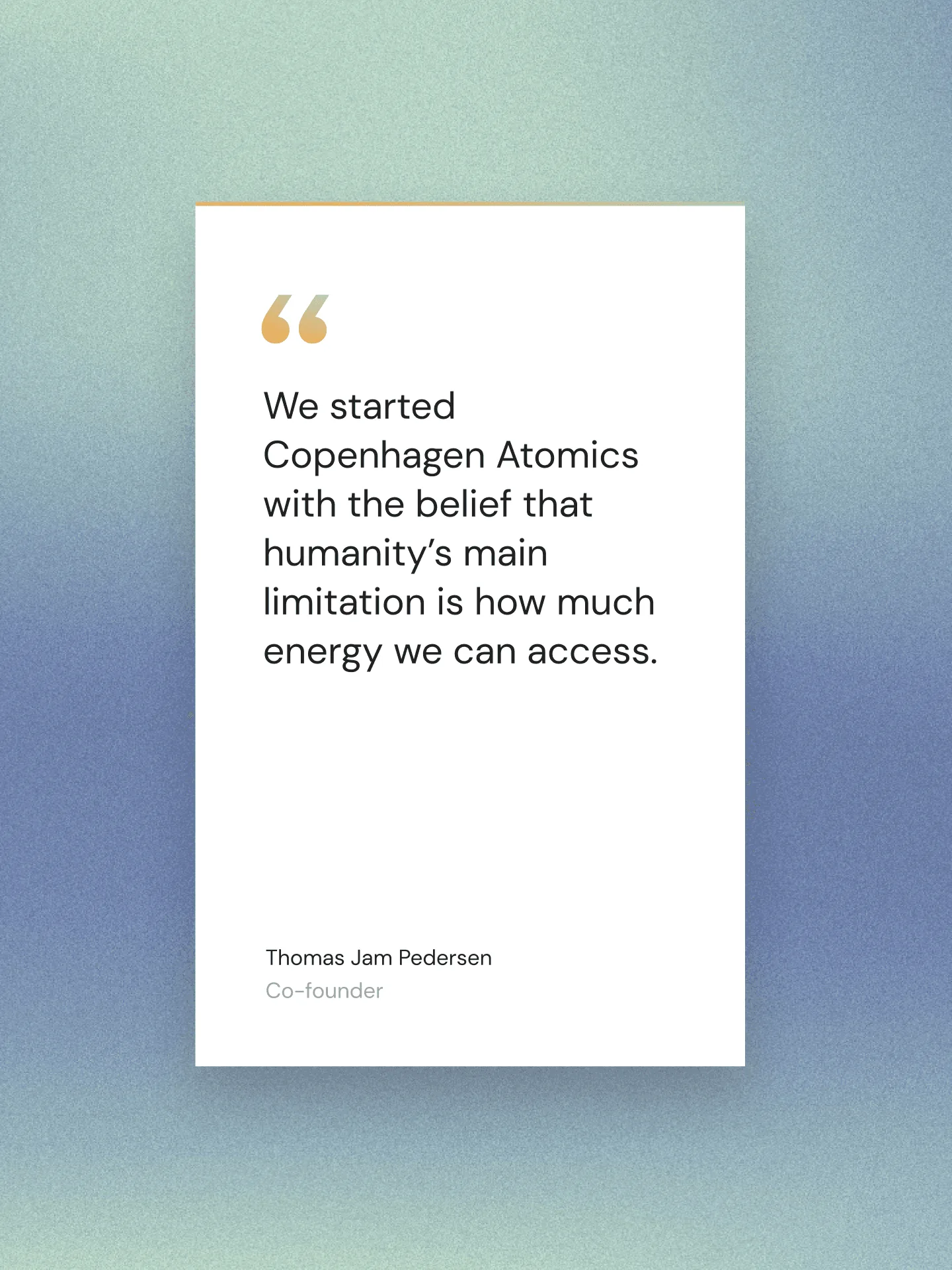 Copenhagen Atomics